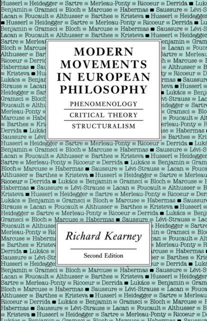 Book cover of: Modern Movements in European Philosophy