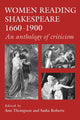 Book cover of: Women Reading Shakespeare 1660–1900