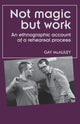 Book cover of: Not Magic but Work. By: Gay McAuley