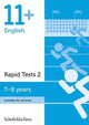 Book cover of: 11+ English Rapid Tests Book 2: Year 3, Ages 7-8