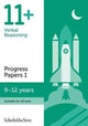 Book cover of: 11+ Verbal Reasoning Progress Papers Book 1: KS2, Ages 9-12