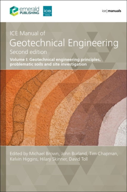 Book cover of: ICE Manual of Geotechnical Engineering Volume 1. By: CHAPMAN, TIM