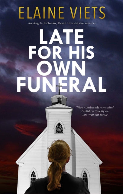 Book cover of: Late for His Own Funeral. By: Elaine Viets
