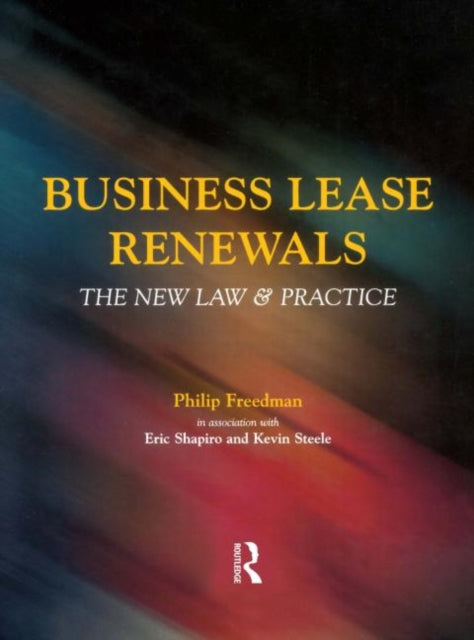 Book cover of: Business Lease Renewals. By: Philip Freedman