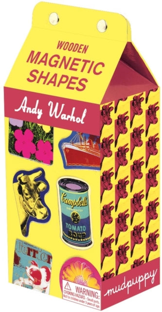 Book cover of: Andy Warhol Wooden Magnetic Shapes. By: Andy Warhol Foundation