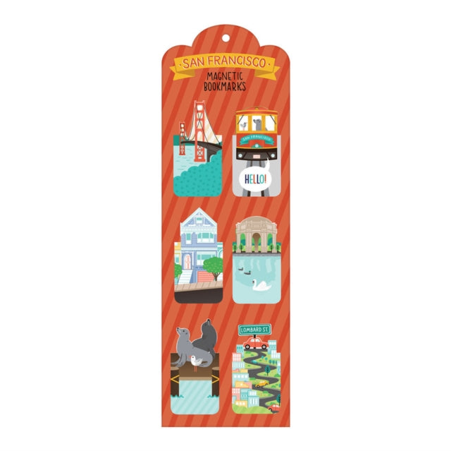 Book cover of: San Francisco Magnetic Bookmarks. By: Galison