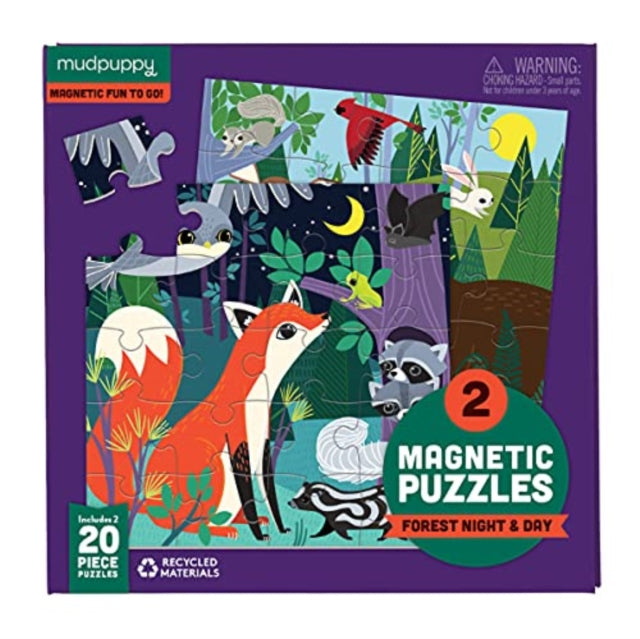 Book cover of: Forest Night & Day Magnetic Puzzles