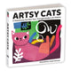 Book cover of: Artsy Cats Board Book. By: Angie Rozelaar
