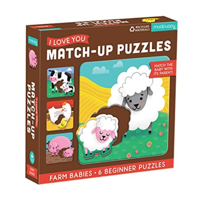 Book cover of: Puz Love Match Farm Animals