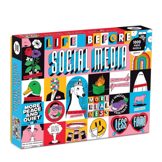 Book cover of: Life Before Social Media 1000 Piece Puzzle