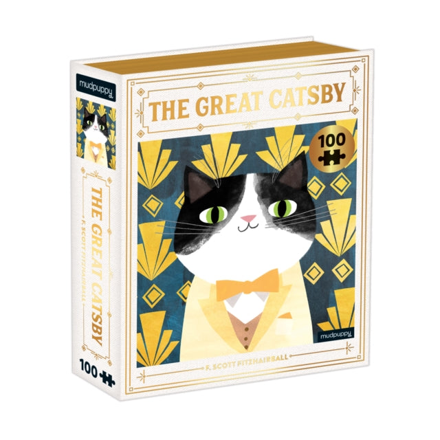 Book cover of: Great Catsby Bookish Cats 100 Piece Puzzle