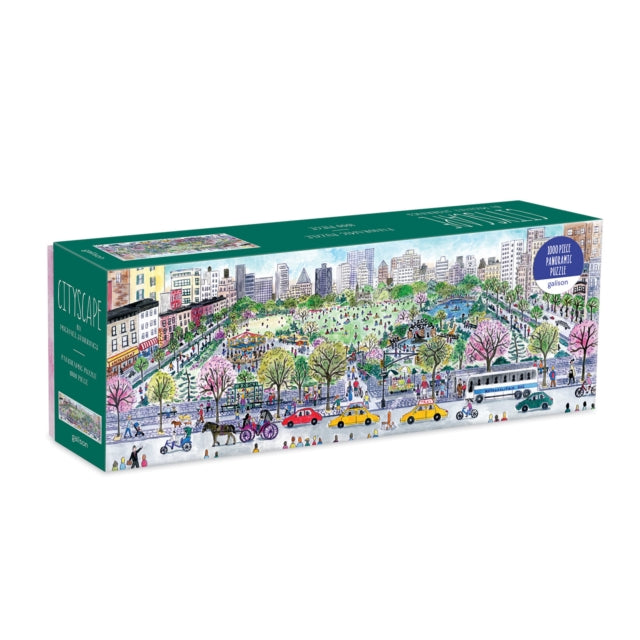 Book cover of: Michael Storrings Cityscape 1000 Piece Panoramic Puzzle