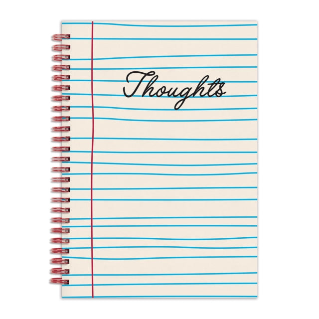 Book cover of: Thoughts 6 x 8" Wire-O Journal. By: Galison