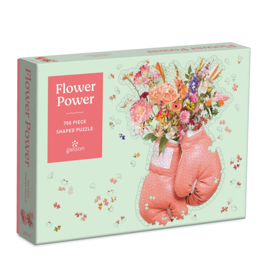 Book cover of: Flower Power 750 Piece Shaped Puzzle