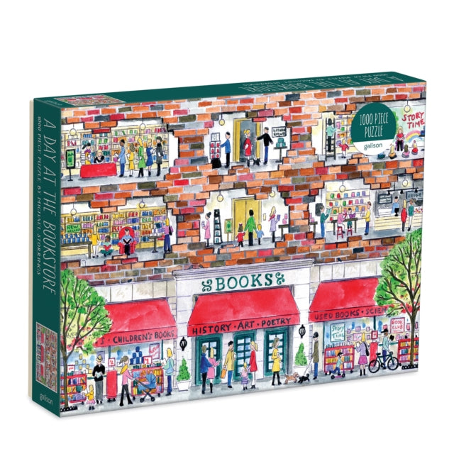Book cover of: Michael Storrings A Day at the Bookstore 1000 Piece Puzzle