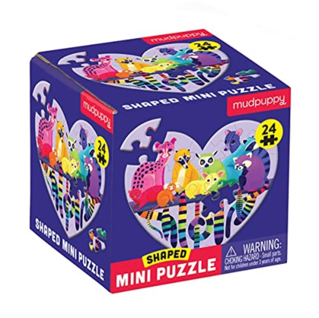 Book cover of: Love in the Wild 24 Piece Shaped Mini Puzzle