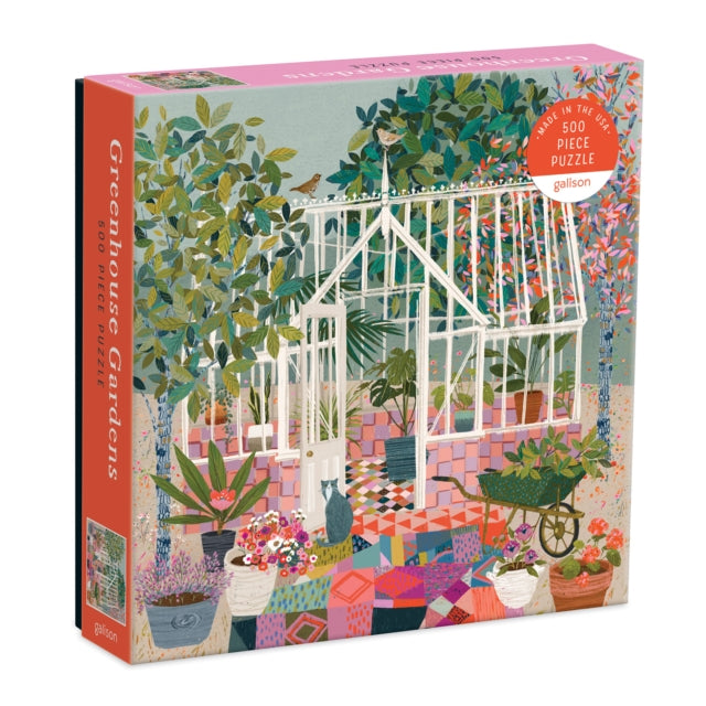 Book cover of: Greenhouse Gardens 500 Piece Puzzle