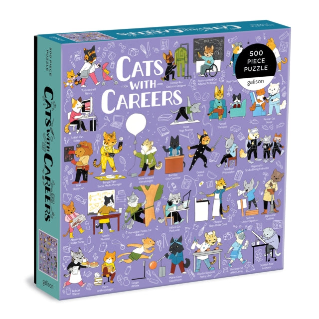 Book cover of: Cats with Careers 500 Piece Puzzle