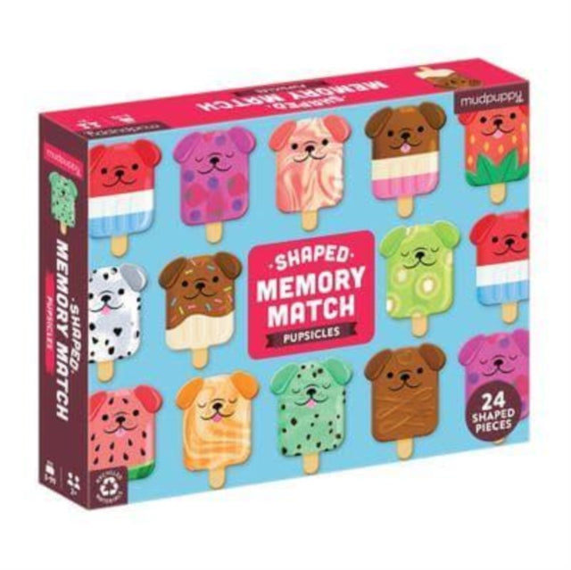 Book cover of: Pupsicles Shaped Memory Match