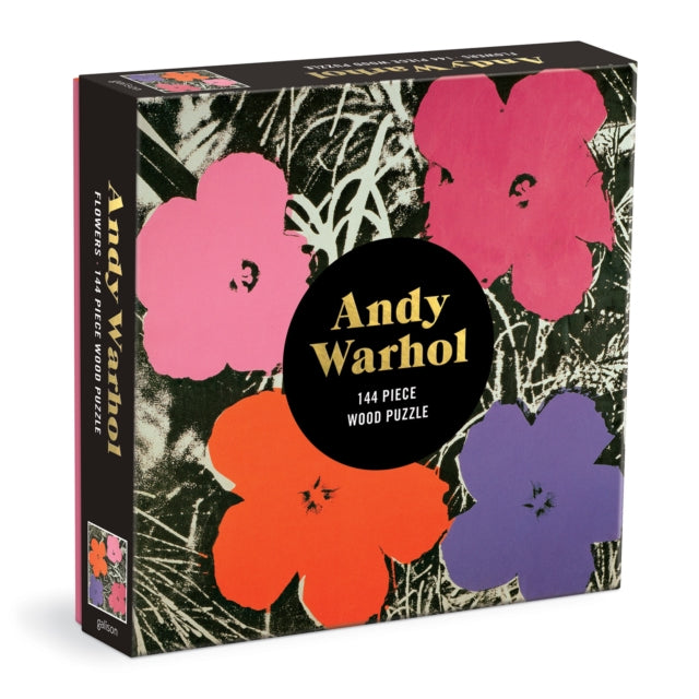 Book cover of: Andy Warhol Flowers 144 Piece Wood Puzzle