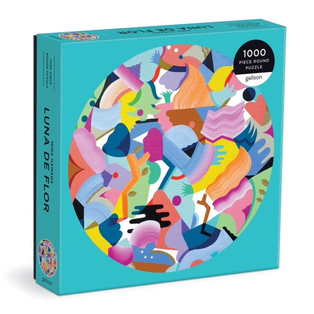 Book cover of: Mina Hamada Luna de Flor 1000 Piece Round Puzzle