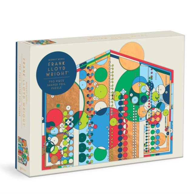 Book cover of: Frank Lloyd Wright Midway Mural 750 Piece Shaped Foil Puzzle