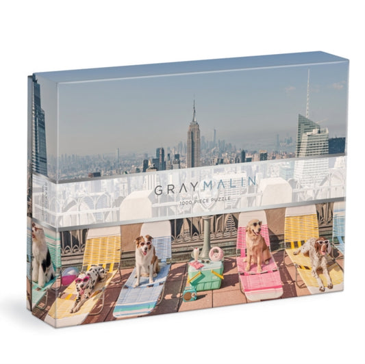Book cover of: Gray Malin The Dogs of New York City 1000 Piece Puzzle