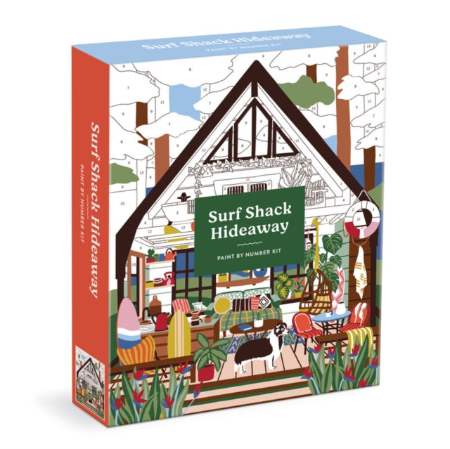 Book cover of: Surf Shack Hideaway 11 x 14 Paint By Number Kit