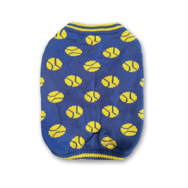Book cover of: Tennis Balls - Dog Sweater (X-Small). By: Brass Brass Monkey