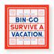 Book cover of: Bin-Go Survive a Vacation Bingo Book