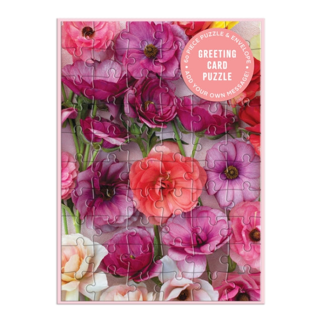 Book cover of: Ranunculus Greeting Card Puzzle