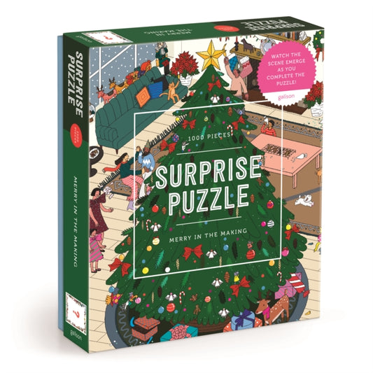 Book cover of: Merry In the Making 1000 Piece Surprise Puzzle