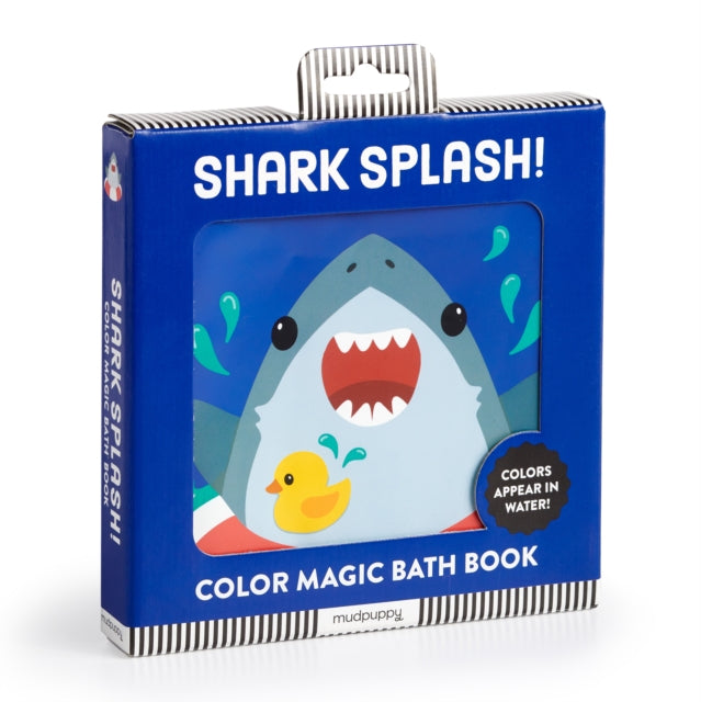 Book cover of: Shark Splash! Color Magic Bath Book. By: Mudpuppy