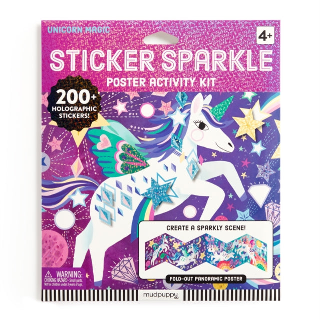 Book cover of: Unicorn Magic Sticker Sparkle Poster Activity Kit
