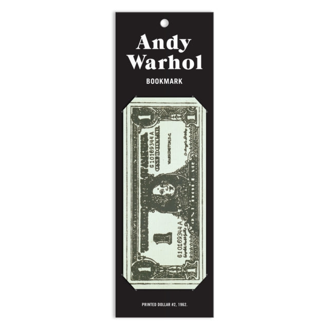 Book cover of: Warhol Dollar Bill Shaped Bookmark