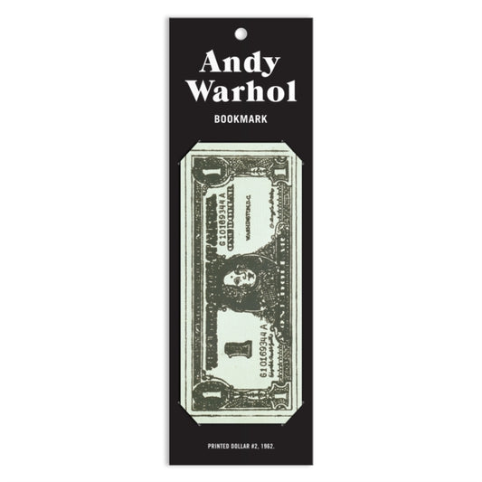 Book cover of: Warhol Dollar Bill Shaped Bookmark