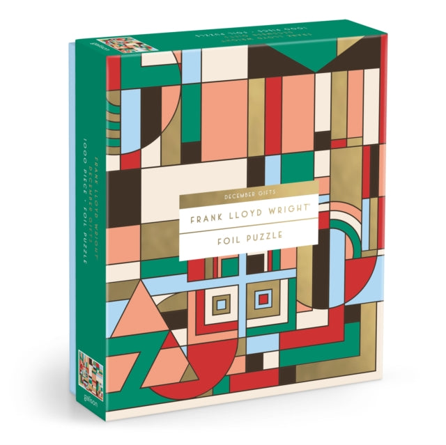 Book cover of: Frank Lloyd Wright December Gifts 1000 Piece Foil Puzzle