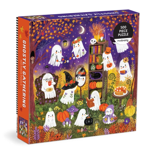 Book cover of: Ghostly Gathering 500 Piece Family Puzzle