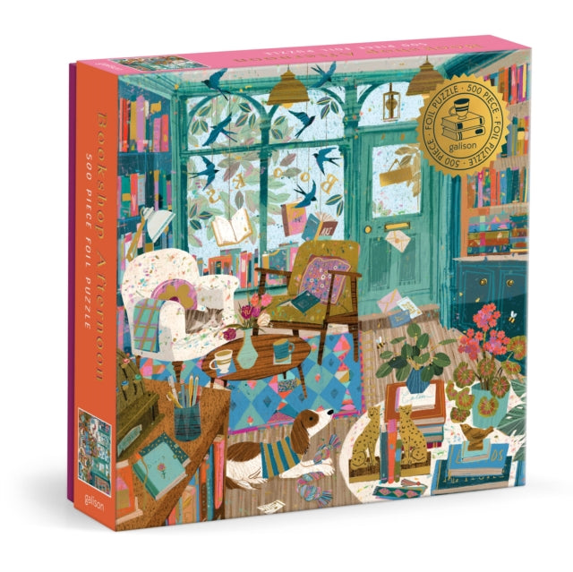 Book cover of: Bookshop Afternoon 500 Piece Foil Puzzle