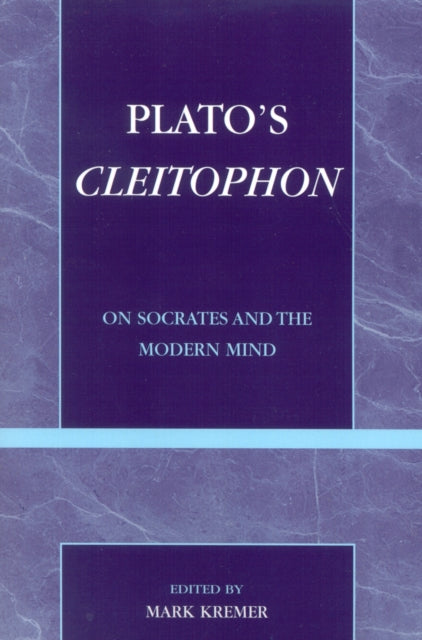 Book cover of: Plato's Cleitophon. By: Mark Kremer