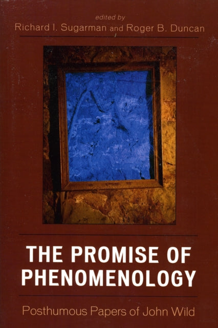 Book cover of: Promise of Phenomenology. By: Roger Duncan