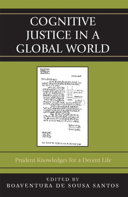 Book cover of: Cognitive Justice in a Global World. By: Boaventura de Sousa Santos