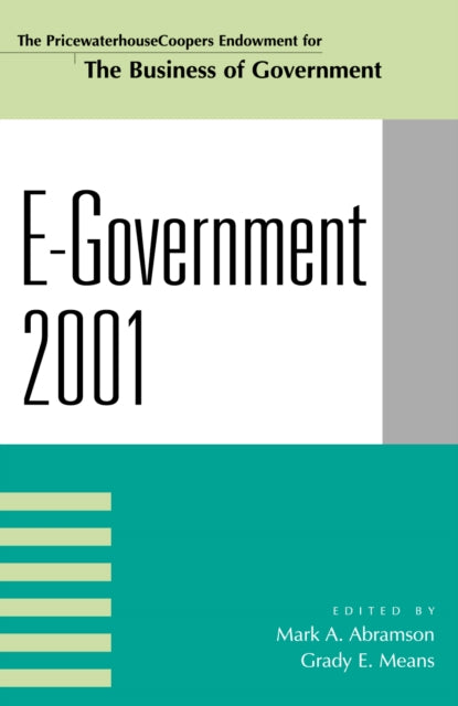 Book cover of: E-Government 2001. By: Mark A. Abramson