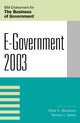 Book cover of: E-Government 2003. By: Mark A. Abramson