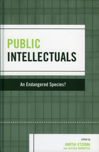 Book cover of: Public Intellectuals