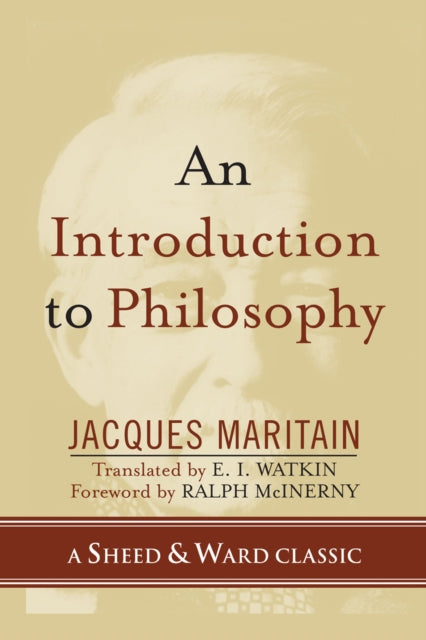 Book cover of: Introduction to Philosophy. By: Jacques Maritain