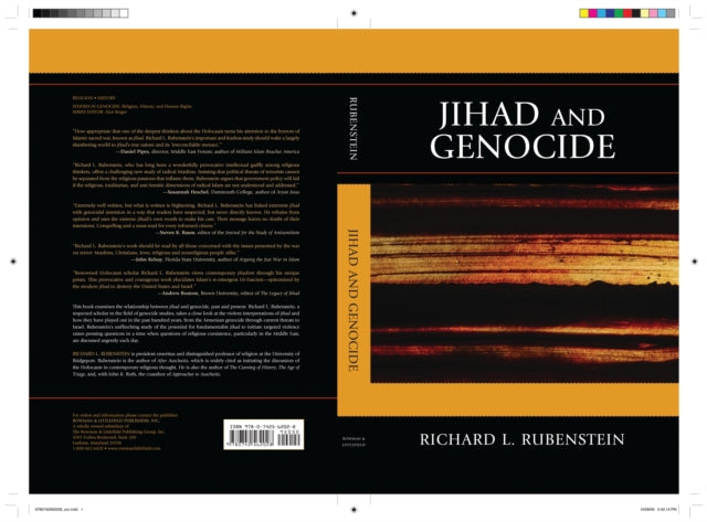 Book cover of: Jihad and Genocide. By: Richard Rubenstein