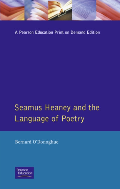Book cover of: Seamus Heaney and the Language Of Poetry