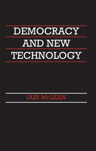 Book cover of: Democracy and New Technology