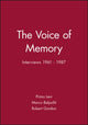 Book cover of: Voice of Memory